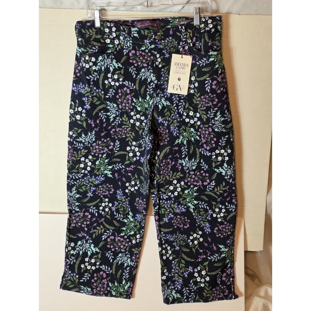 gloria vanderbilt amanda Crop Jeans. Size 12 NWT 17" Waist, 12" Rise, 20"... - Picture 2 of 8